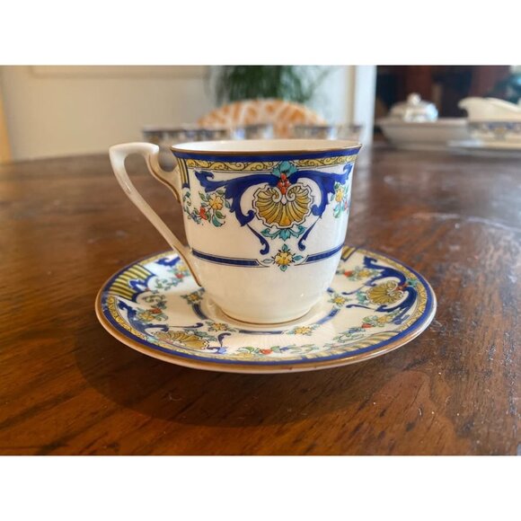 Beautiful Vintage 129-piece Royal Worcester Lille Set (c. 1920s) - Picture 4 of 16